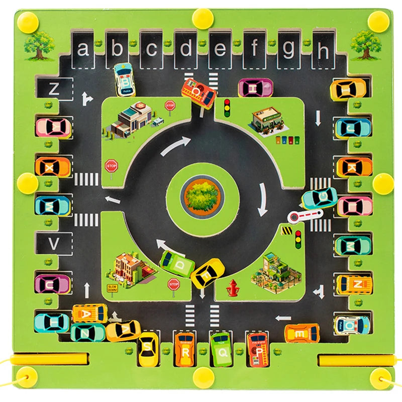 Montessori Magnetic Alphabet Maze Board | Fun Educational Toy