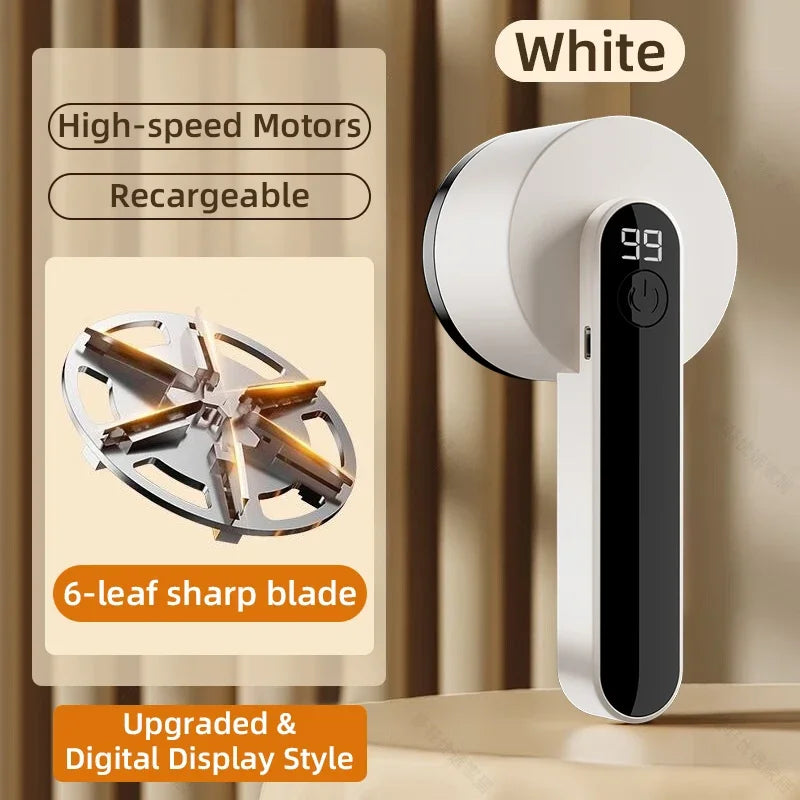 Electric Lint Remover | Portable Fabric Shaver with LED Display