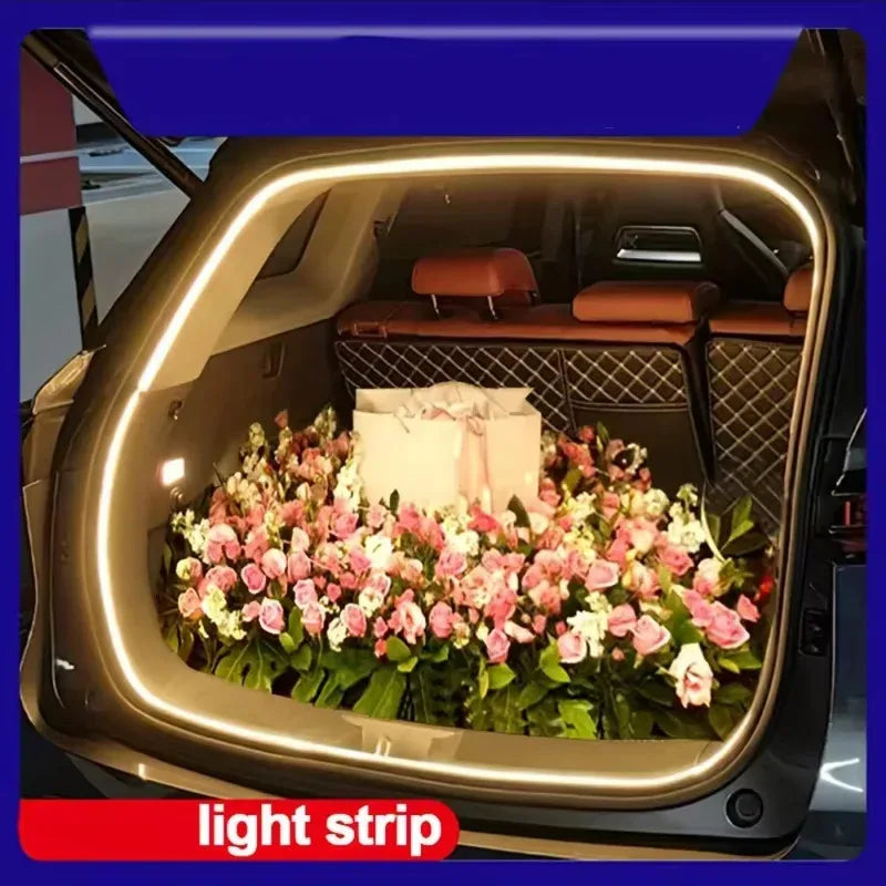 High Brightness LED Trunk Light Strip | Wireless Ambient Car Lighting