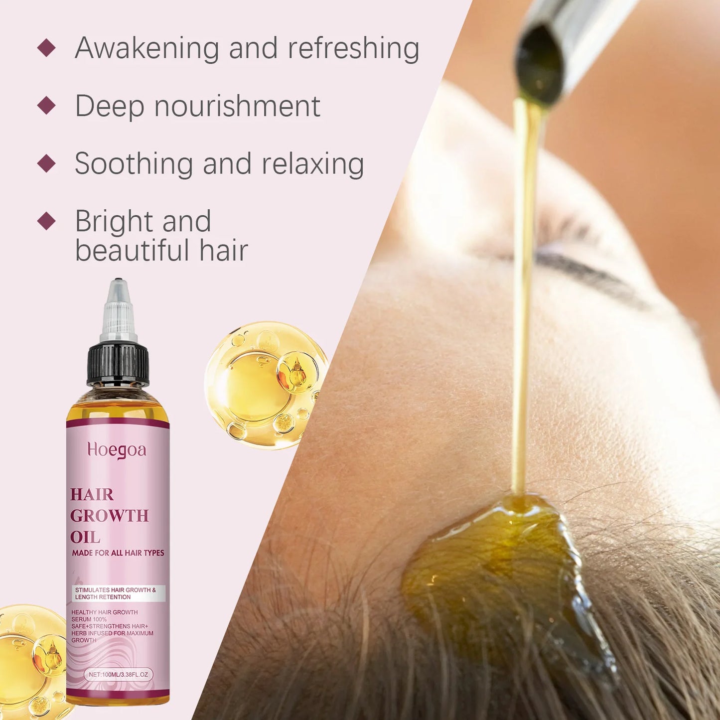 Nourishing Hair Care Oil for Dry & Frizzy Hair | Hydrates & Smooths