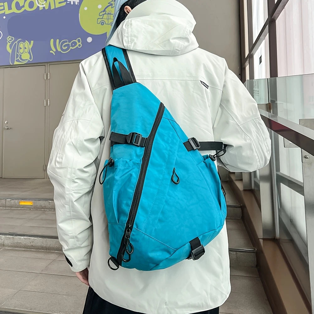 Large Capacity Chest Bag, Sports Shoulder Bag, Cycling Bag, Workwear Bag, New Functional and Versatile Crossbody Bag