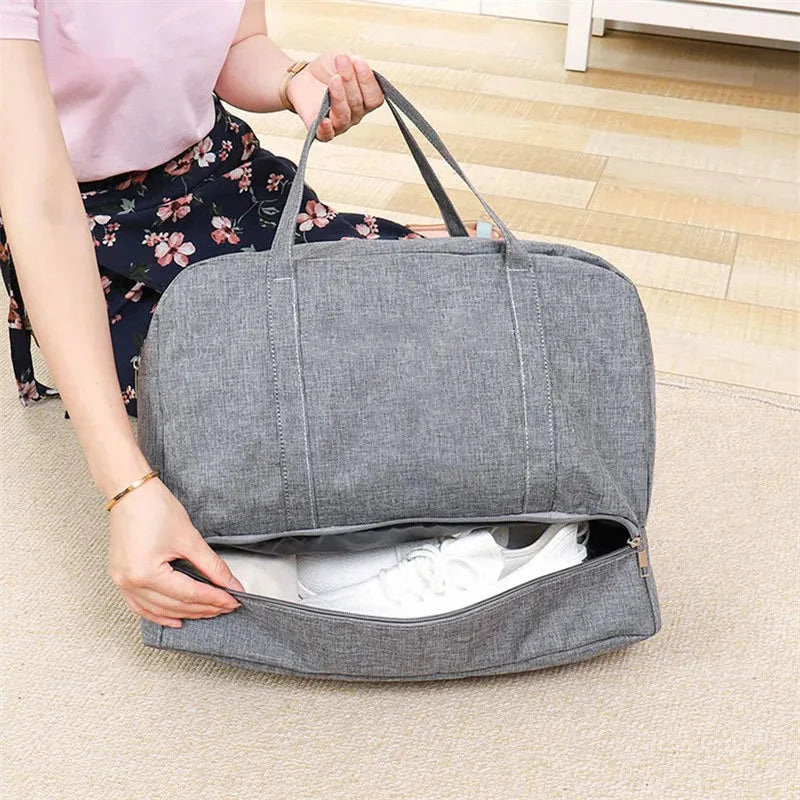 Double-Layer Waterproof Travel Bag for Gym & Swimming