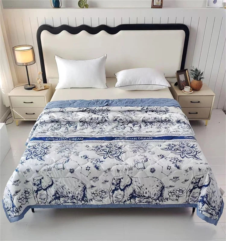 Cool Summer Quilt | Soft, Breathable Air Conditioner Blanket