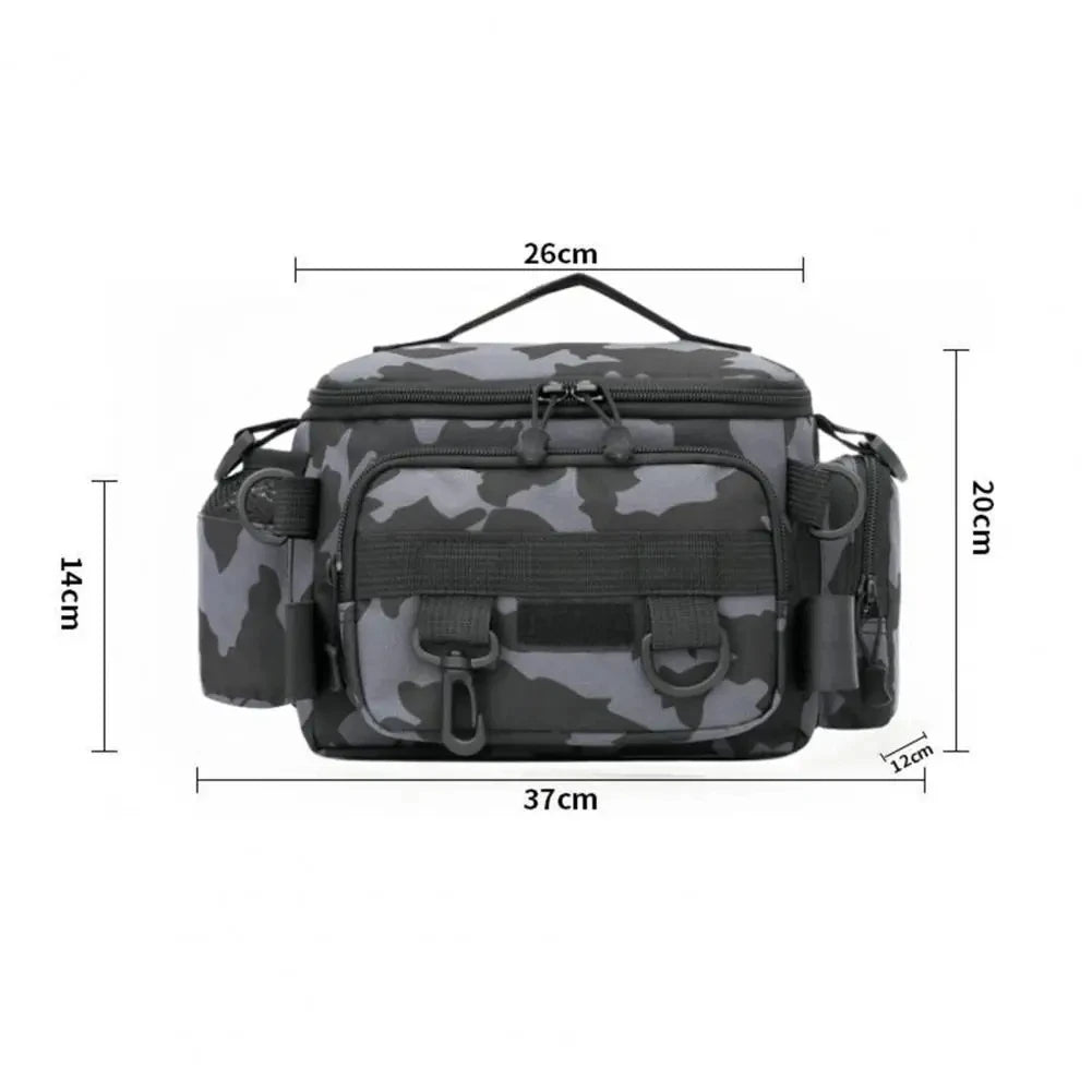 Portable Fishing Tackle Shoulder Bag | Multi-Purpose Outdoor Storage