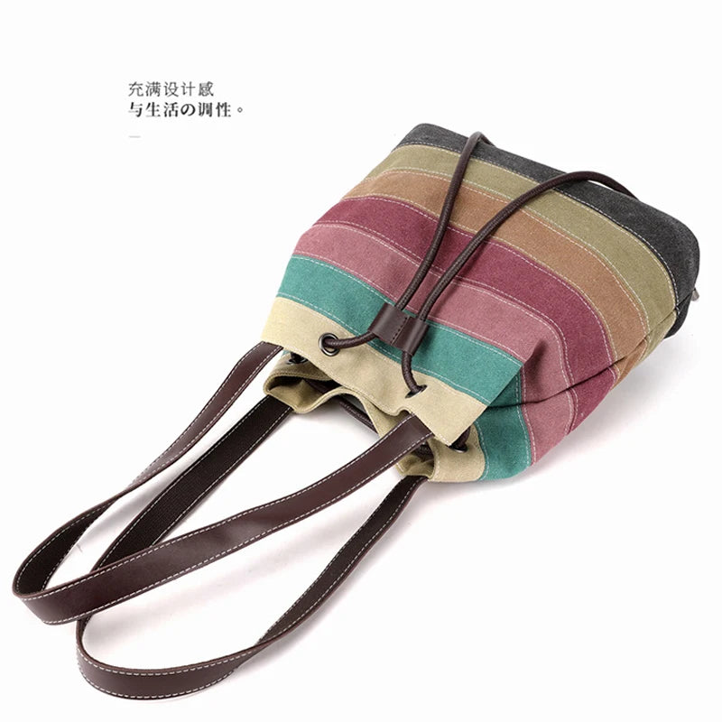 Ultra Light Canvas Women's Tote Bag - Foldable & Portable