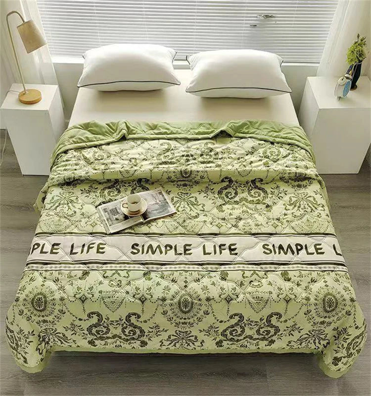 Cool Summer Quilt | Soft, Breathable Air Conditioner Blanket