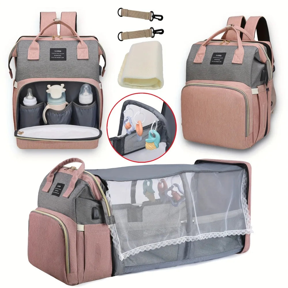 Lightweight Portable Folding Crib Backpack | Perfect Mommy Bag