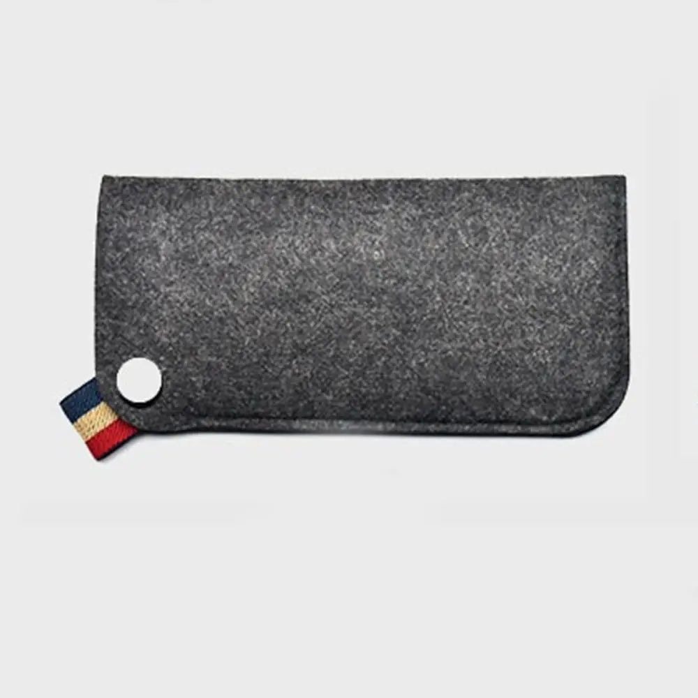 Colorful Felt Sunglasses Storage Bags for Men and Women