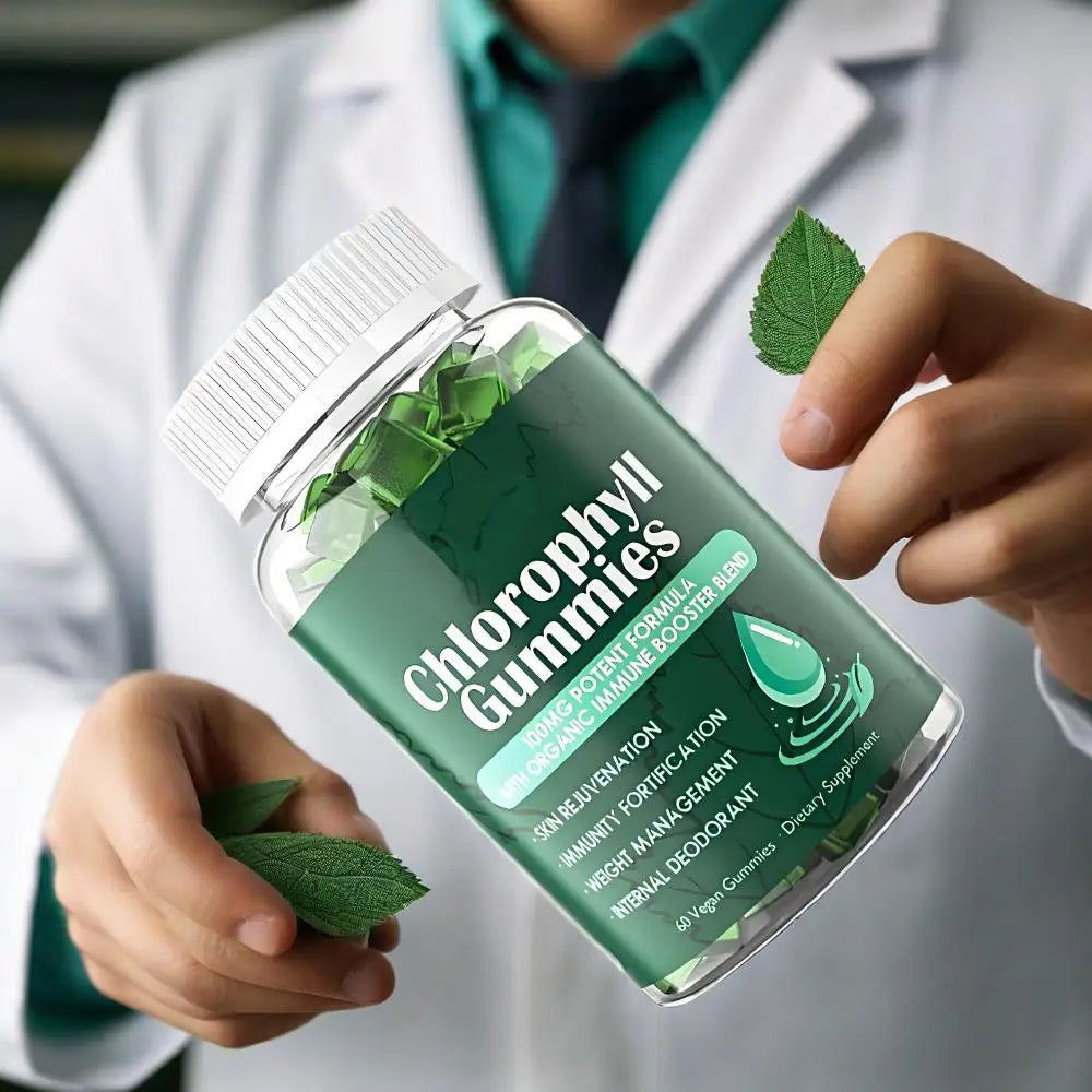 Sugar Free Chlorophyll Gummies with Unfiltered ACV - Health Boost