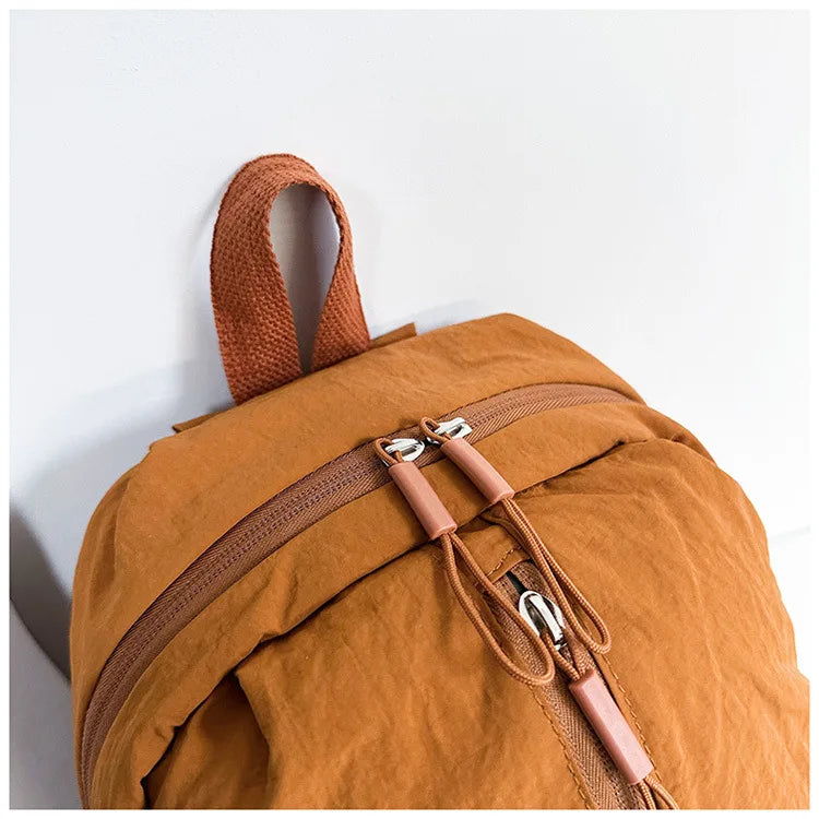 Lightweight Macaron Color Oxford Backpack for Women | Casual Chic bag