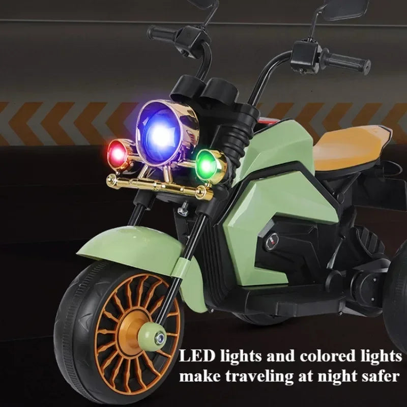 Kids Electric Motorcycle Toy | Safe Ride-On with Music & Lights