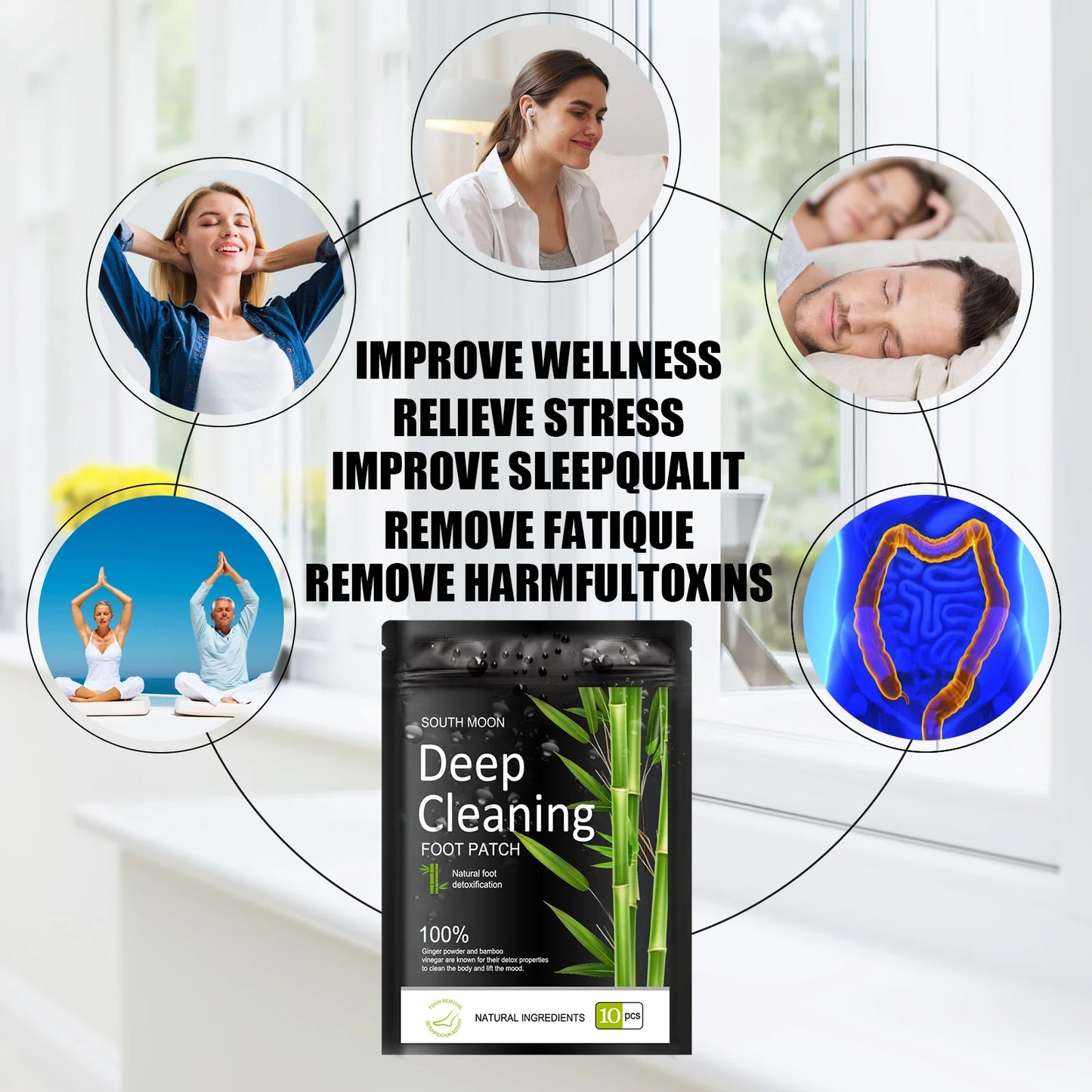 Natural Herbal Foot Pads | Stress Relief & Sleep Aid Solution