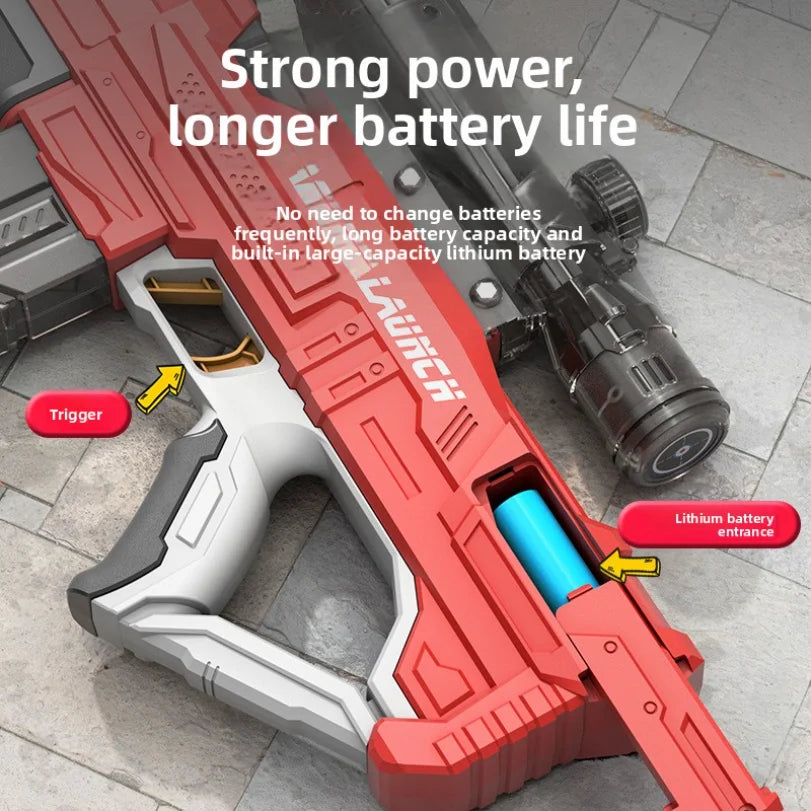 Electric High-Pressure Water Gun | Fun Water Play for All Ages
