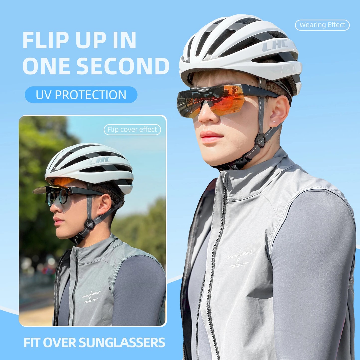 Polarized Cycling Glasses with UV400 Protection | Perfect for Outdoor Adventures