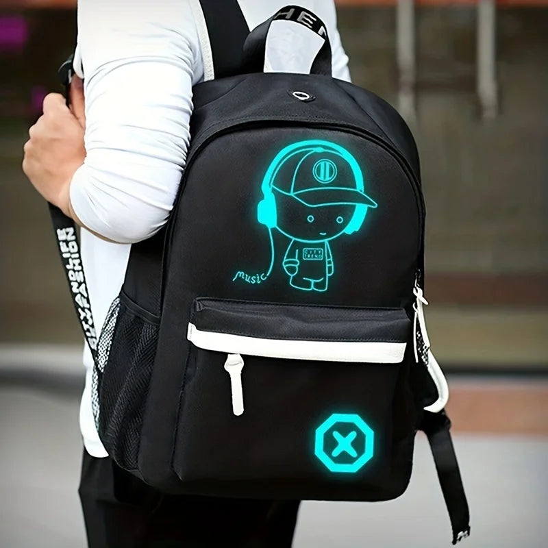 Large Capacity Casual Backpack Set | Stylish Travel & Chest Bags