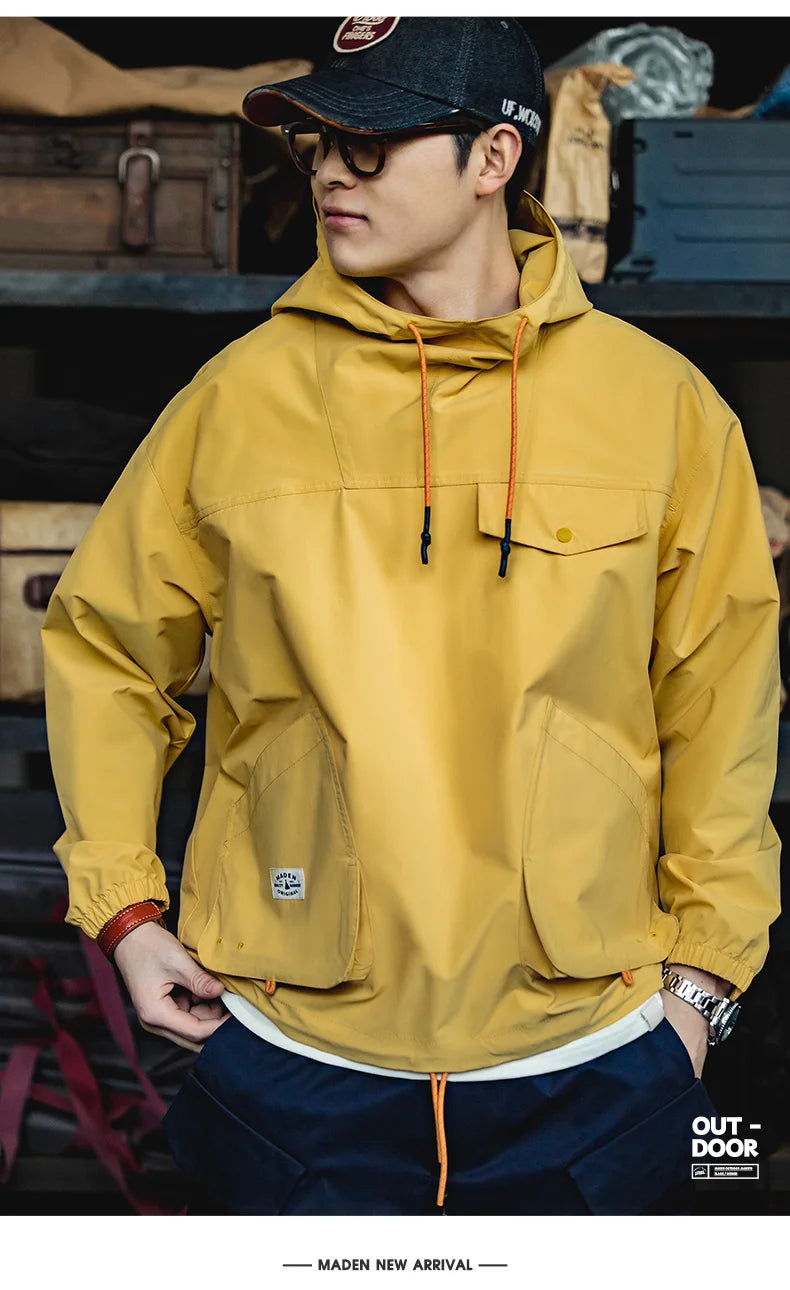 Men's Casual Multi-Pocket Hooded Jackets | Stylish Spring & Fall Wear