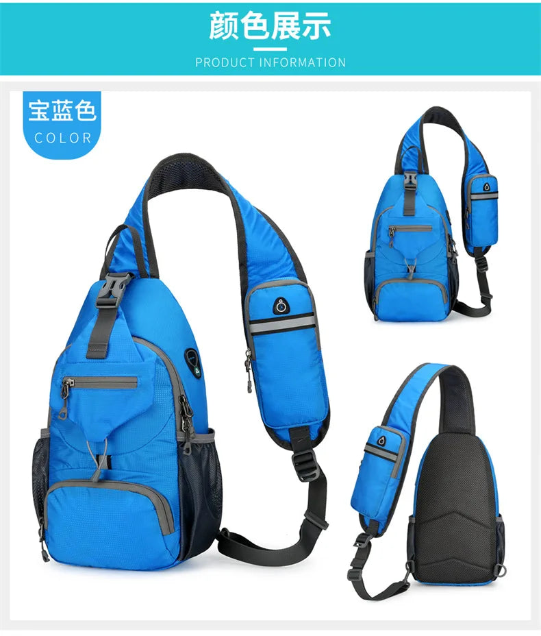 Anti-Theft Waterproof Crossbody Shoulder Backpack | Ultimate Sport Bag