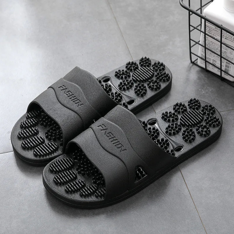 Women & Men Massage Slippers | Soft Non-Slip Indoor Slides