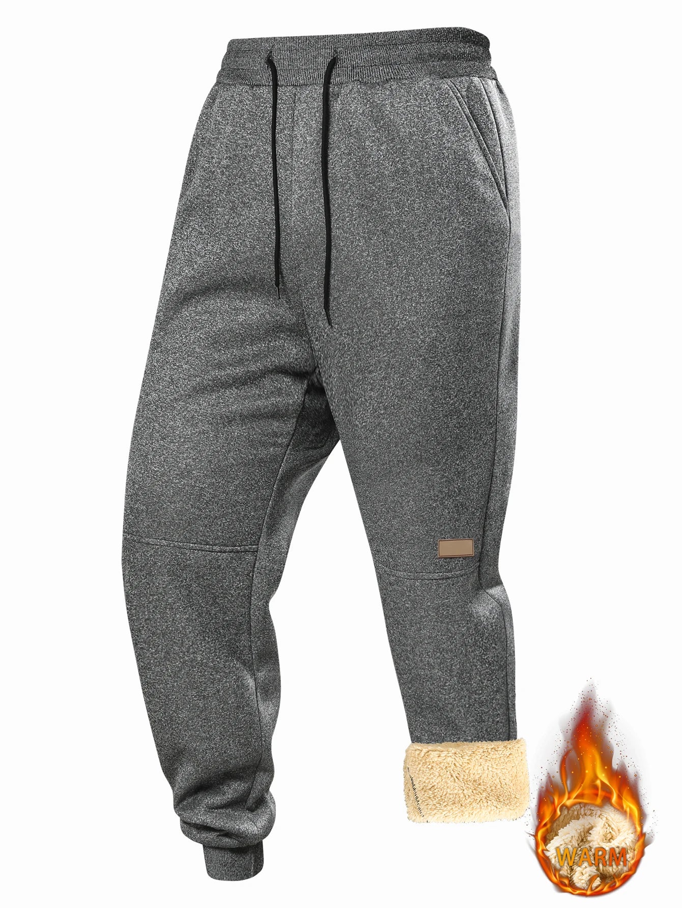 Men's Thick Warm Fleece Sweatpants | Cozy Casual Joggers