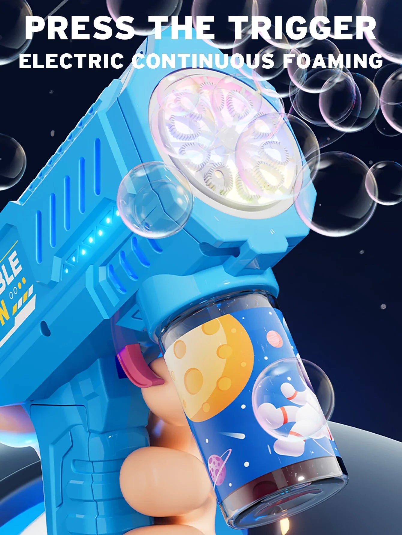 Fully Automatic Bubble Gun Toy | Fun Bubbles for Kids Outdoors