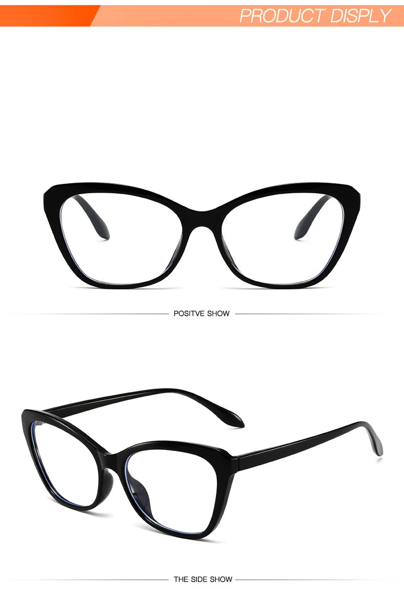 Trendy Cat Eye Blue Light Blocking Eyeglasses for Women
