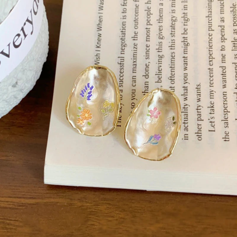 Elegant Flower Earrings for Women | Exquisite Vintage Jewelry