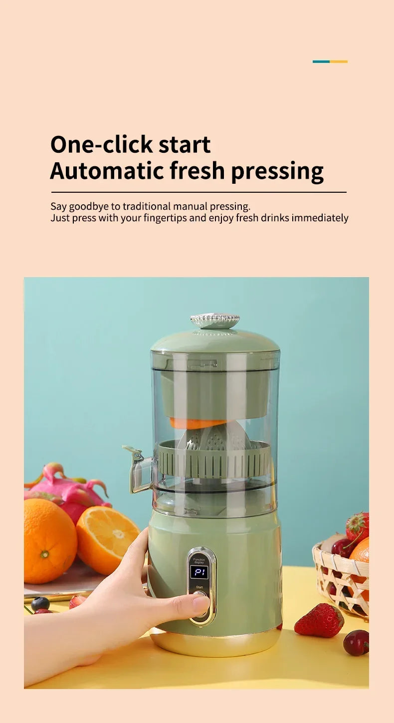 Portable Electric Orange Juicer | Citrus Juice Extractor & Blender