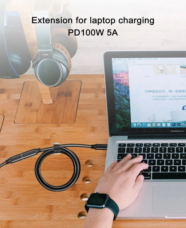 USB Type-C Extension Cable 10Gbps | High-Speed Charging & Data