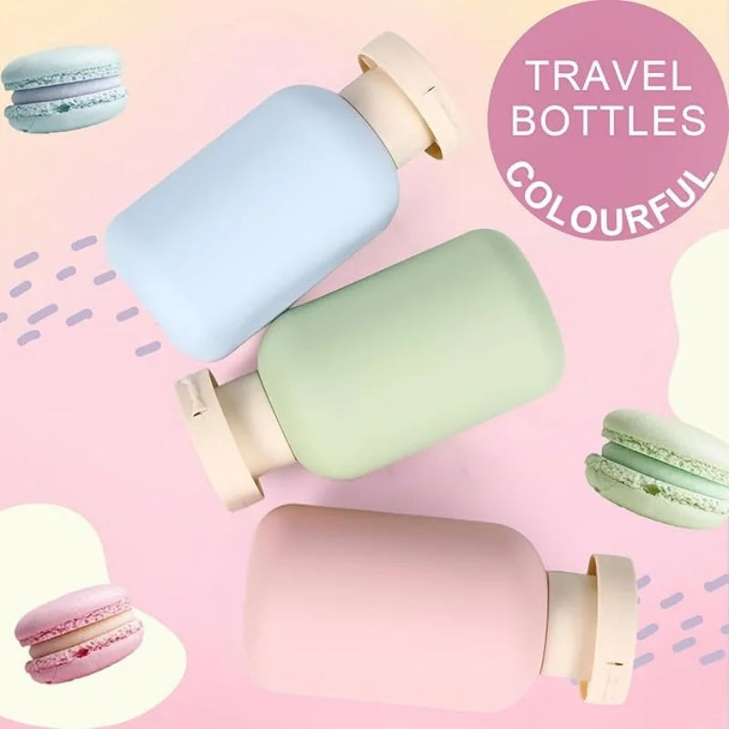 3Pcs Leak Proof Travel Bottle Set | Refillable Containers for Toiletries