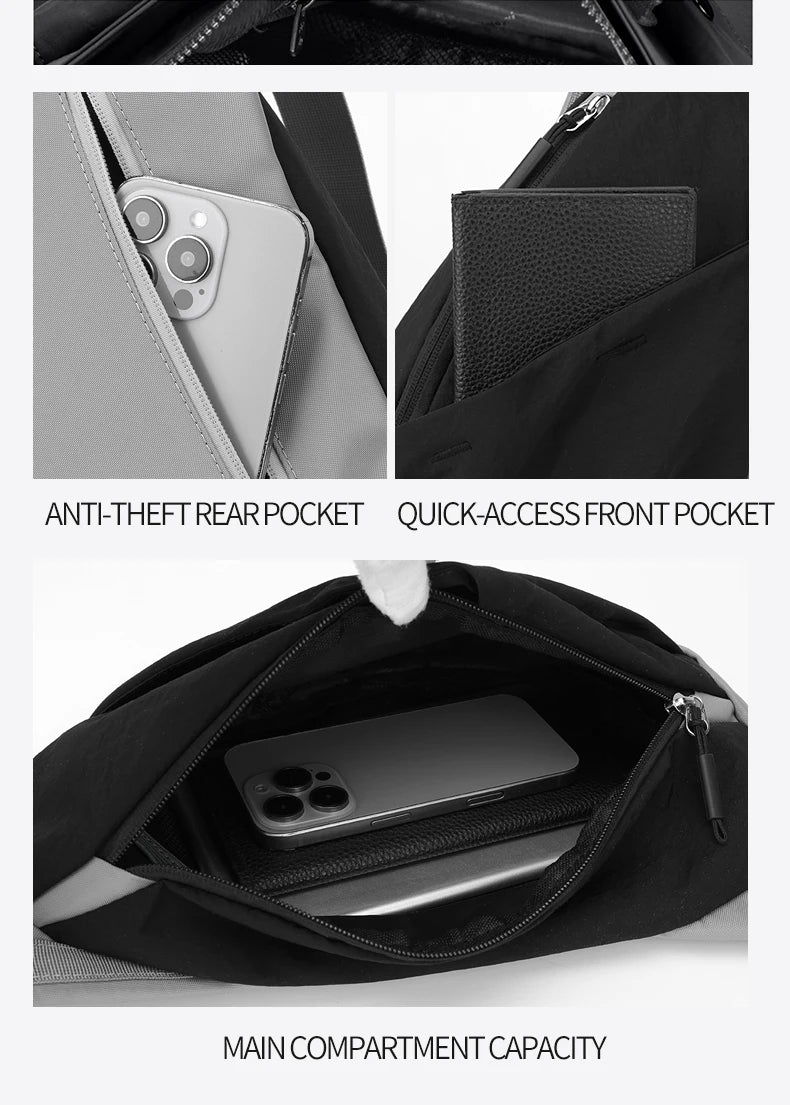 Versatile Outdoor Chest Bag | Large Capacity Sports Messenger Bag