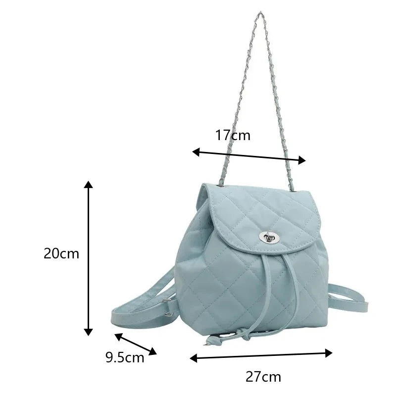 Bolso de hombro informal de verano con diseño de cuadros y gran capacidad