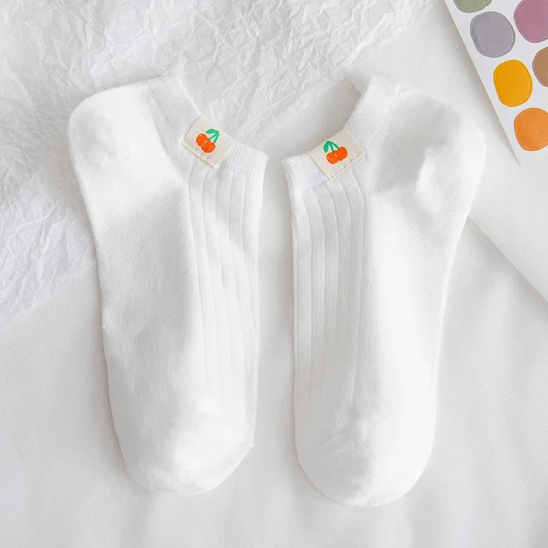 Cute Cartoon Low Cut Ankle Socks for Women | Cozy Summer Footwear