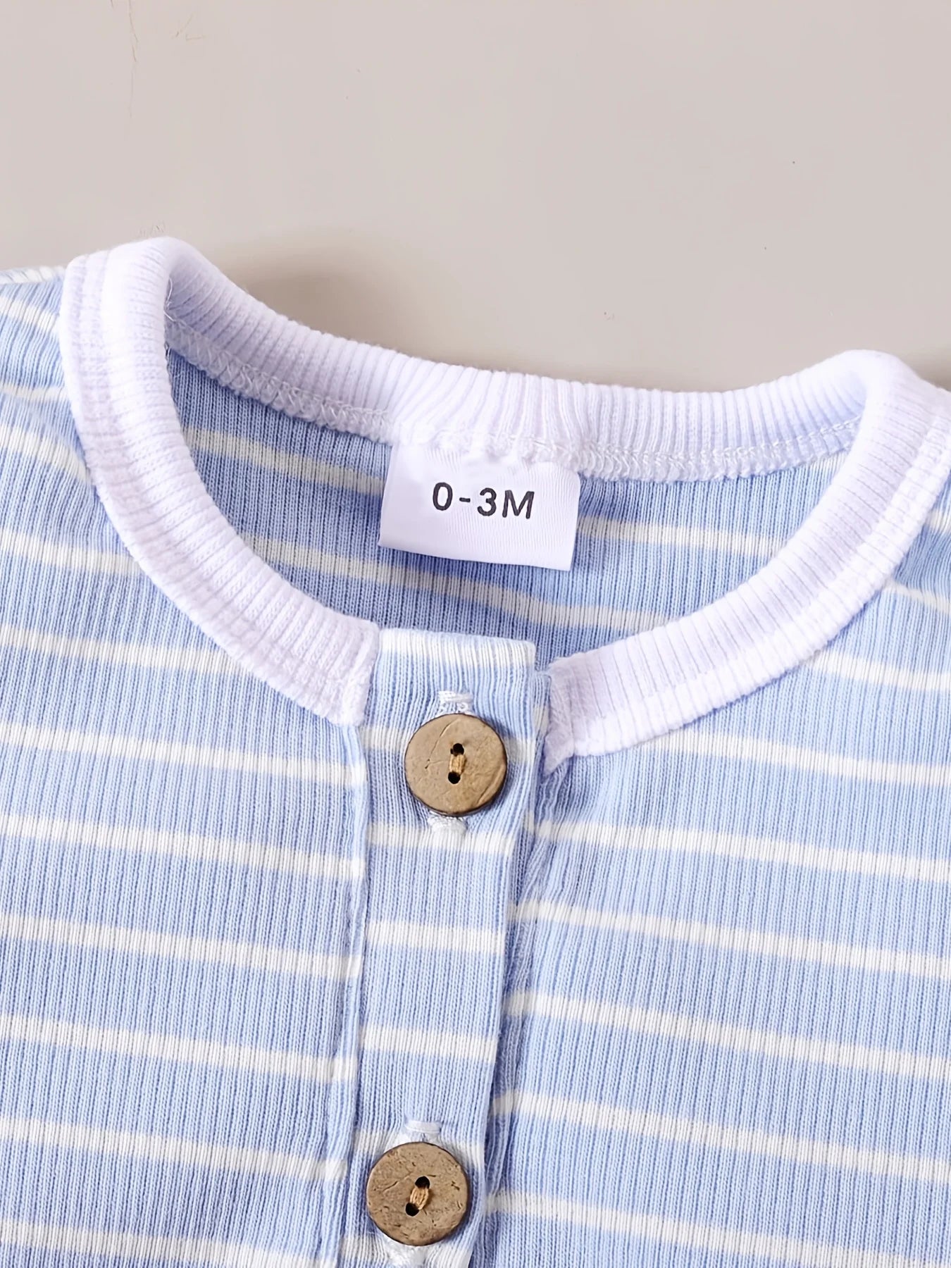 Summer Baby Stripe Short Sleeve Onesie | Color Block Romper Suit