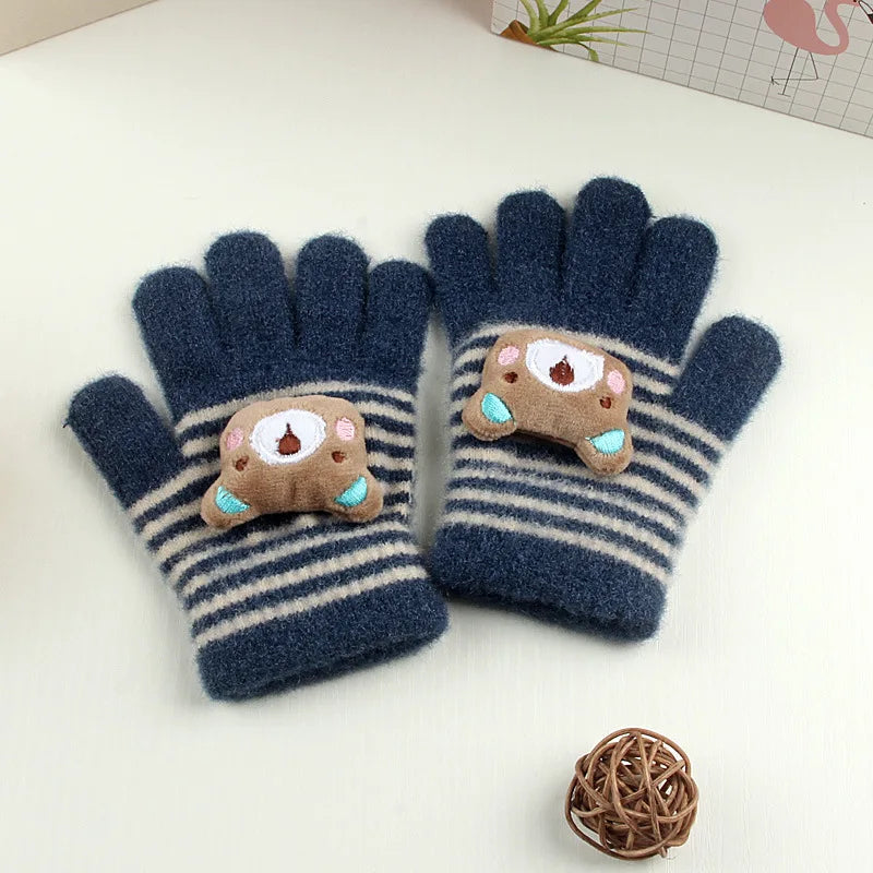 Kids Winter Fleece Gloves | Cozy Plush Mittens for Cold Weather