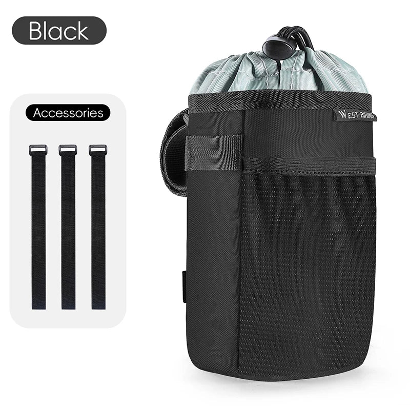 Bicycle Handlebar Bag | Water Bottle Carrier & Insulation Bag