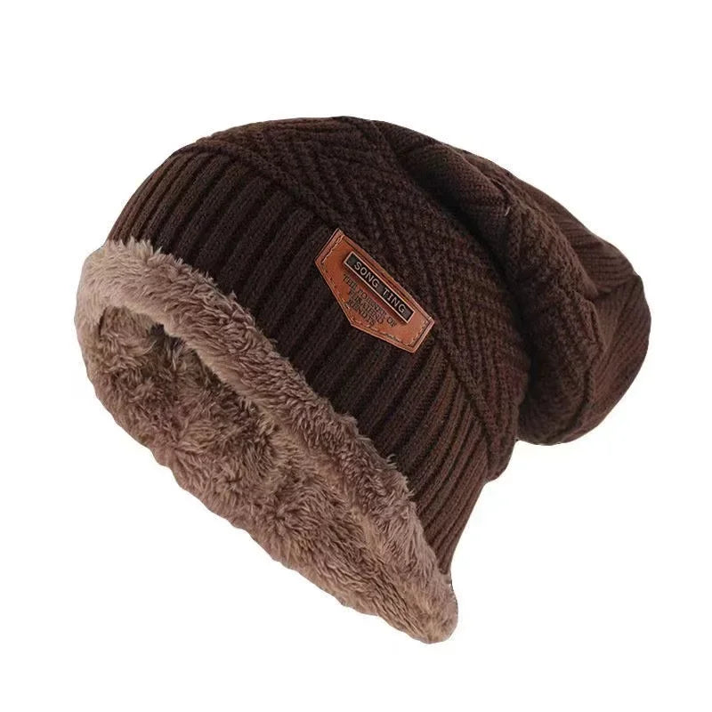 Unisex Thick Fur Lined Beanie Hat | Stylish Warm Winter Cap
