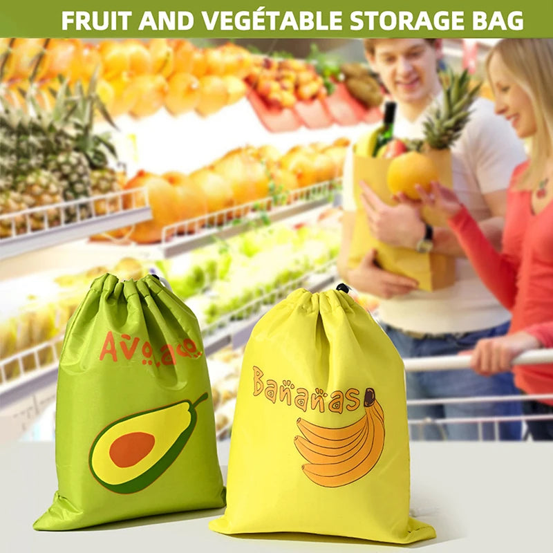 Reusable Fruit Vegetable Freshkeeping Storage Bag | Eco-Friendly