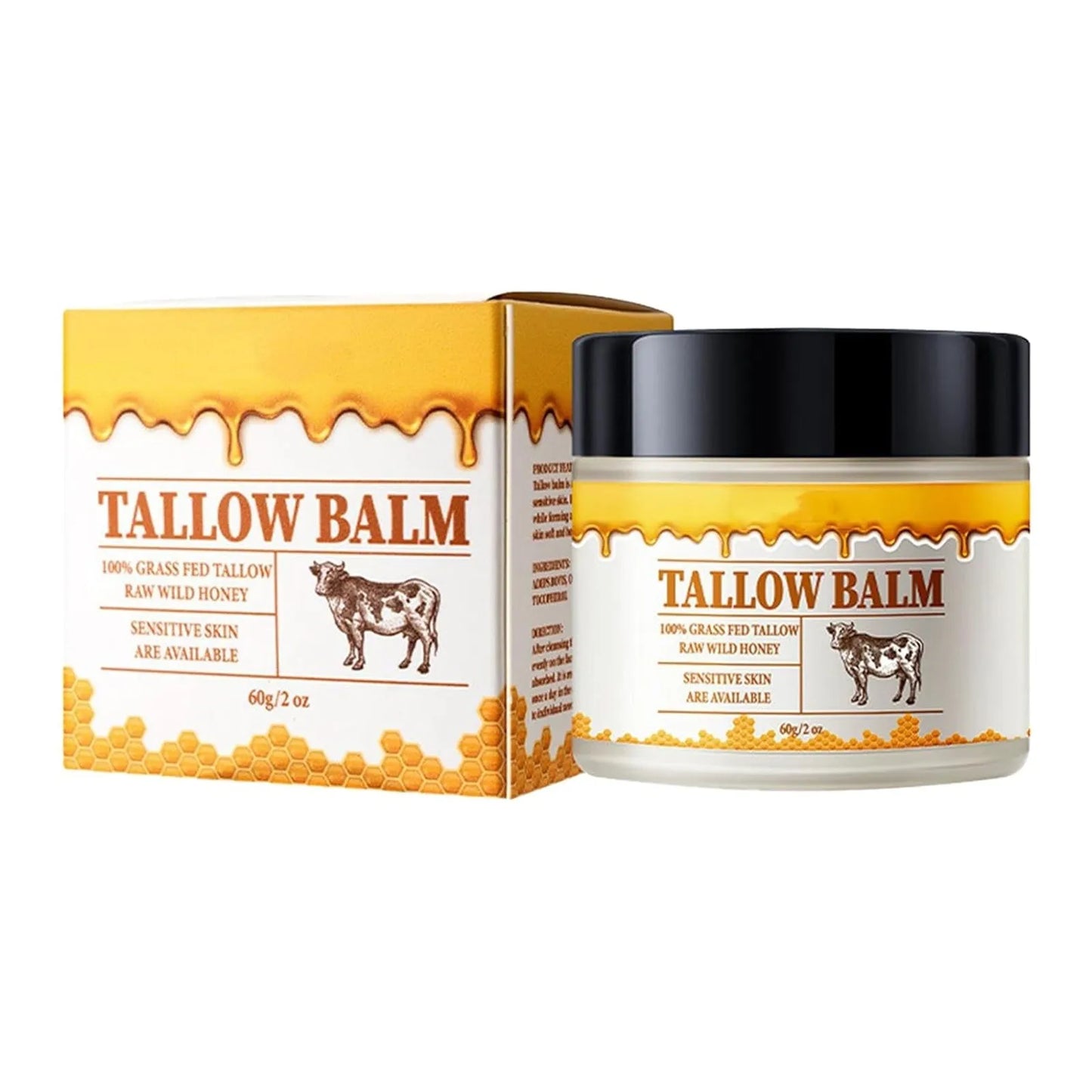 60g Beef Tallow Balm | Nourishing Skin Care Paste for All Skin Types