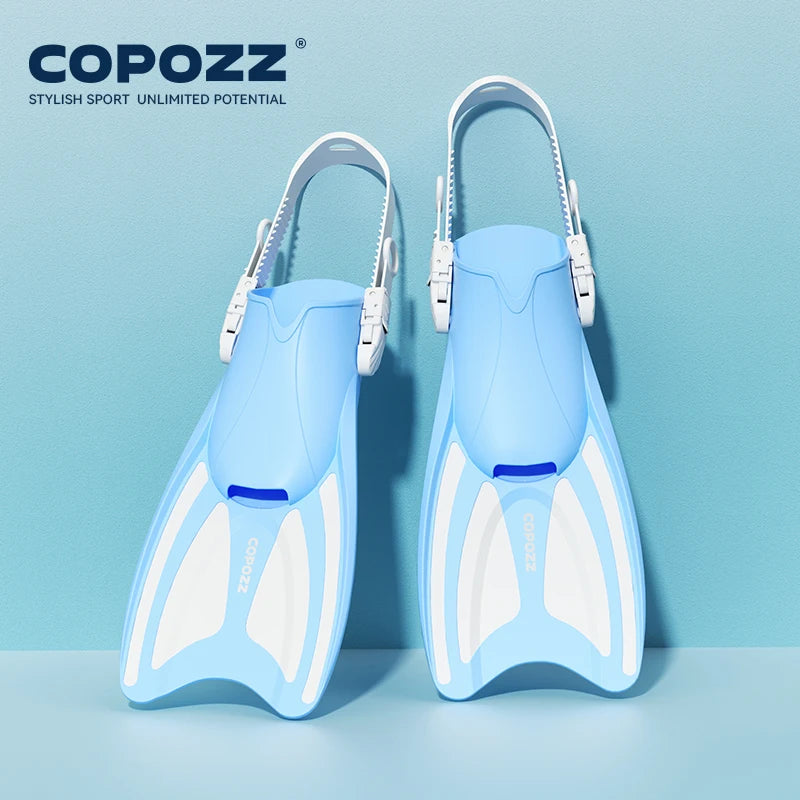 Adjustable Length Snorkel Fins for Kids | Diving Fins for Water Fun