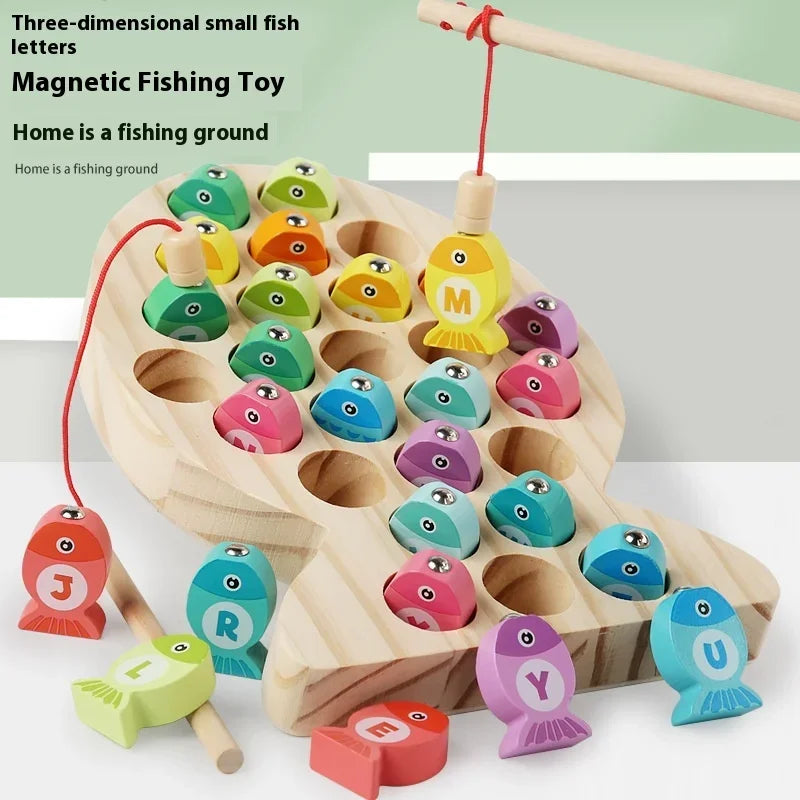 Wooden Fishing Toys for Kids | Fun Montessori Learning Game