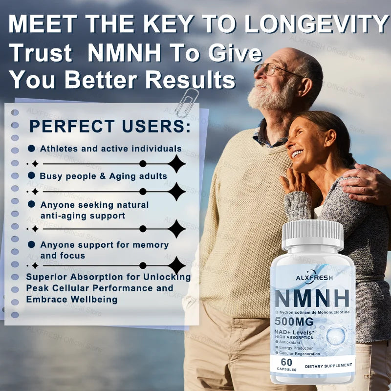 NMNH Capsules Improve Cardiovascular Brain Muscle Cognitive Functions Exercise Endurance Regulate Cellular Energy Metabolism