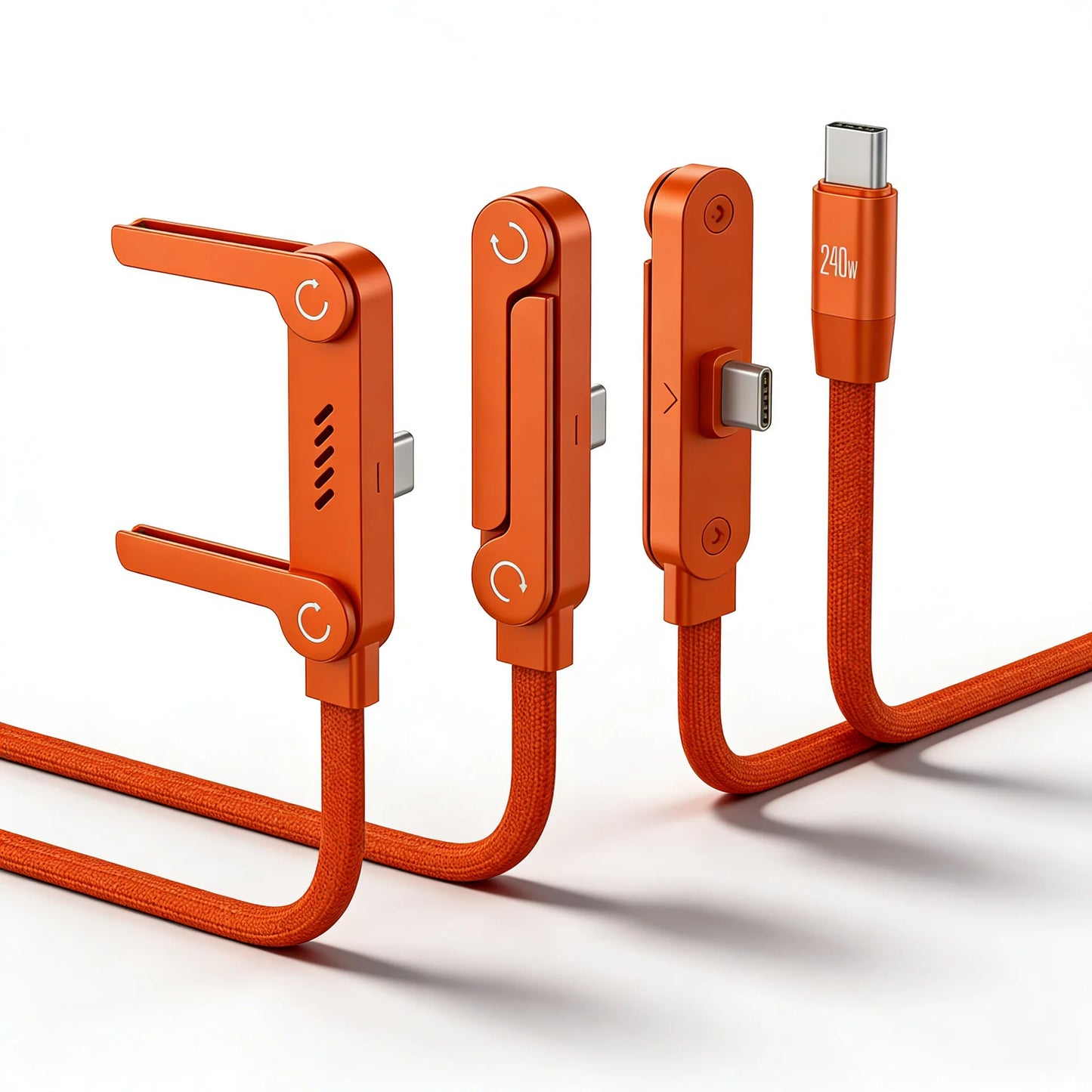 1.5m Foldable Fast Charging Cable & Phone Holder | Ultra-Fast Data
