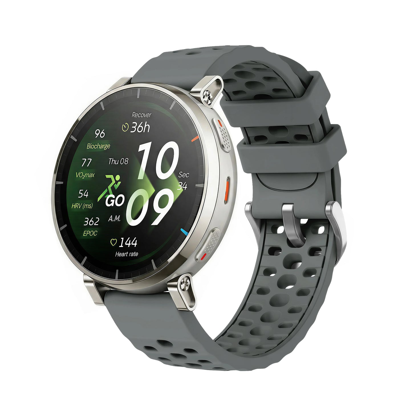 20mm Hollow Out Silicone Watch Band | Sport Waterproof Replacement Strap