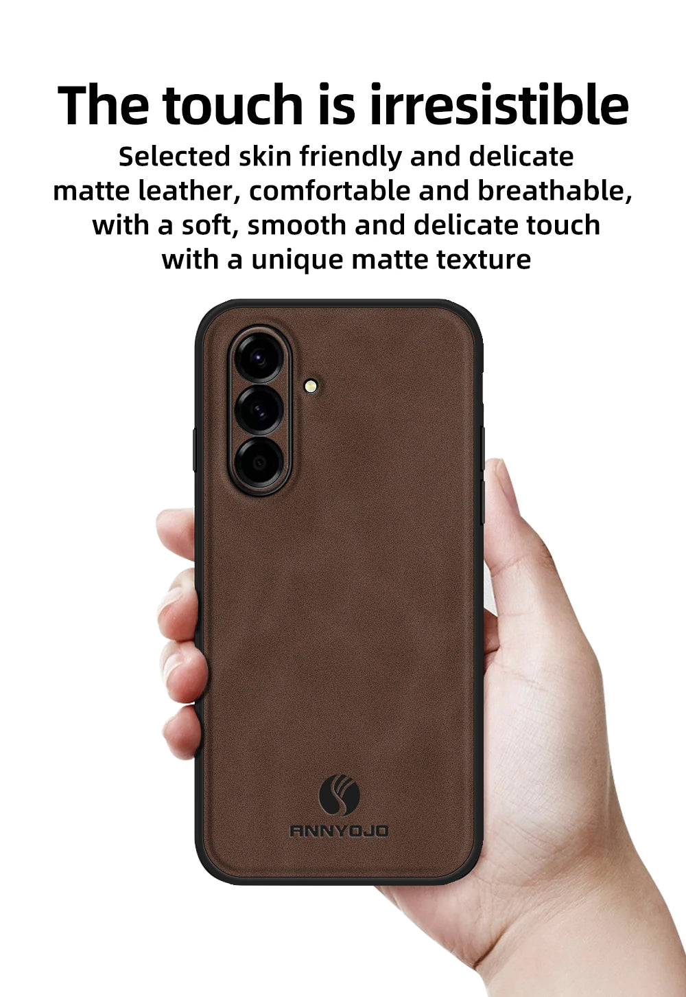 Scratch Resistant Leather Skin Case for Galaxy A17 & More