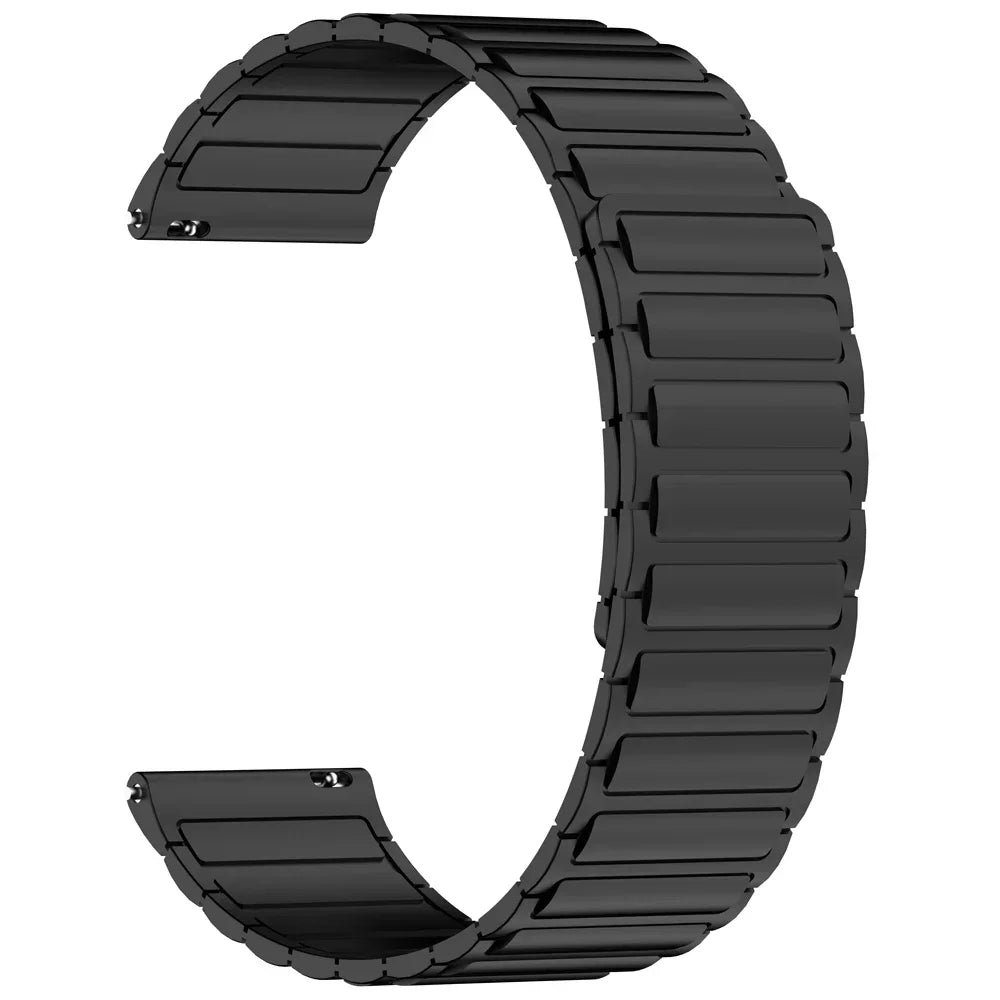 22mm Magnetic Silicone Strap | Versatile Sports Band Bracelet