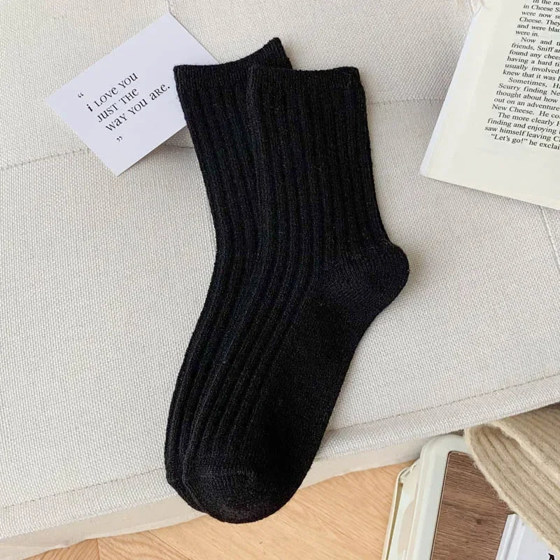 Cozy Thermal Crew Socks for Women | Luxurious Cashmere & Wool