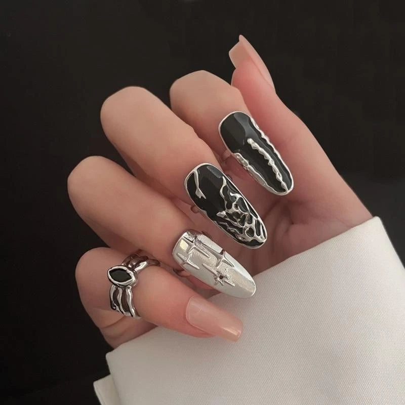 Unique Irregular Opening Finger Ring | Stylish Fingertip Jewelry