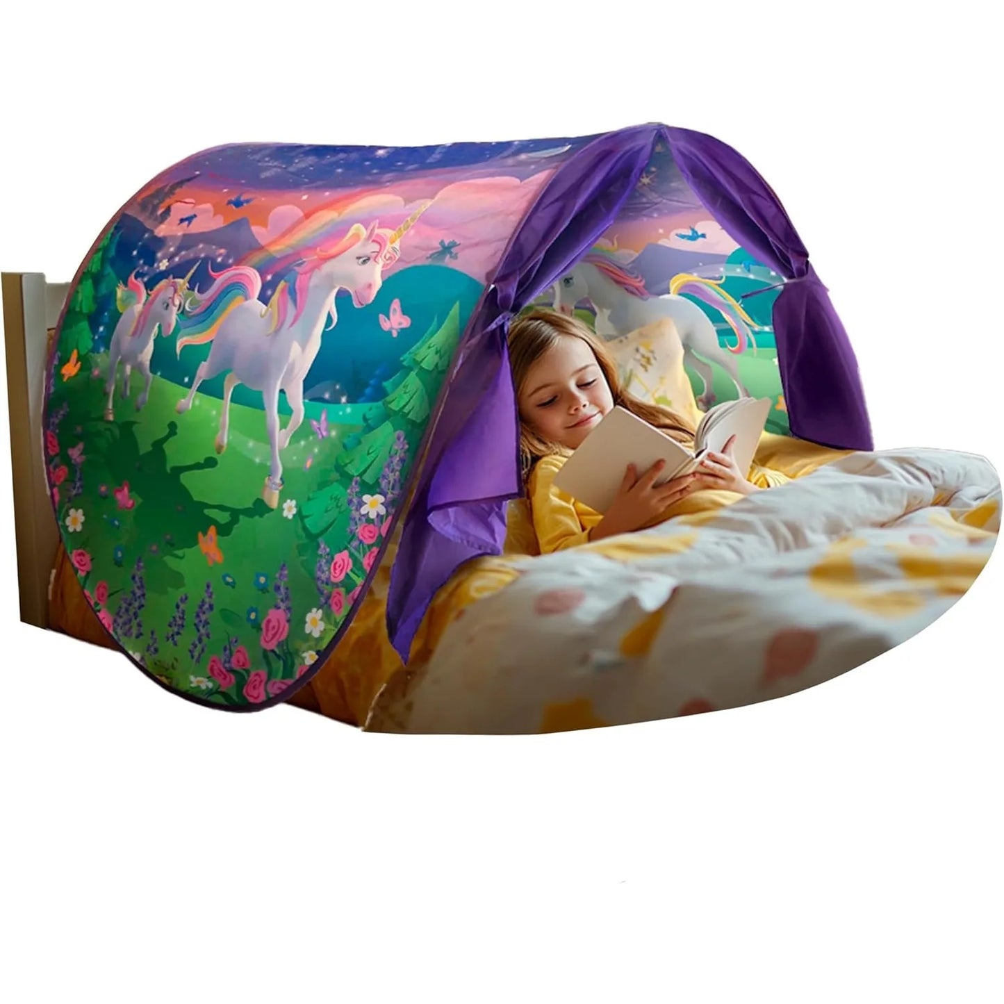 Dream Tent with Light Show for Kids | Foldable Bed Tent