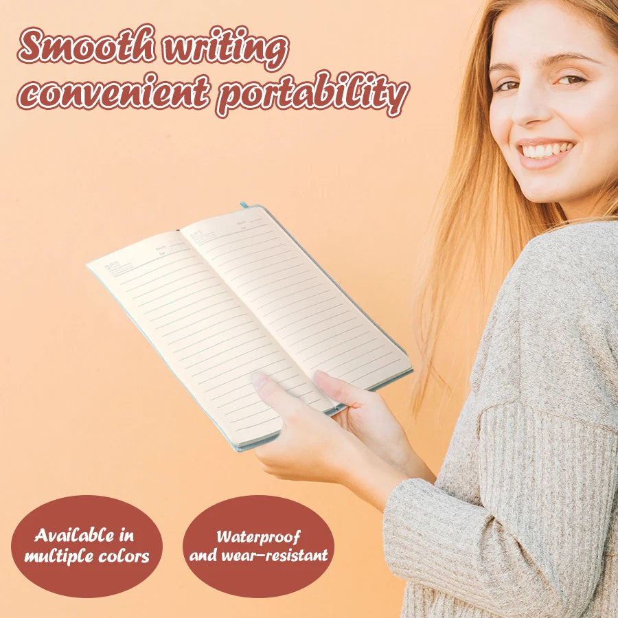 Premium A5 PU Notebook | 200 Pages for Students & Professionals