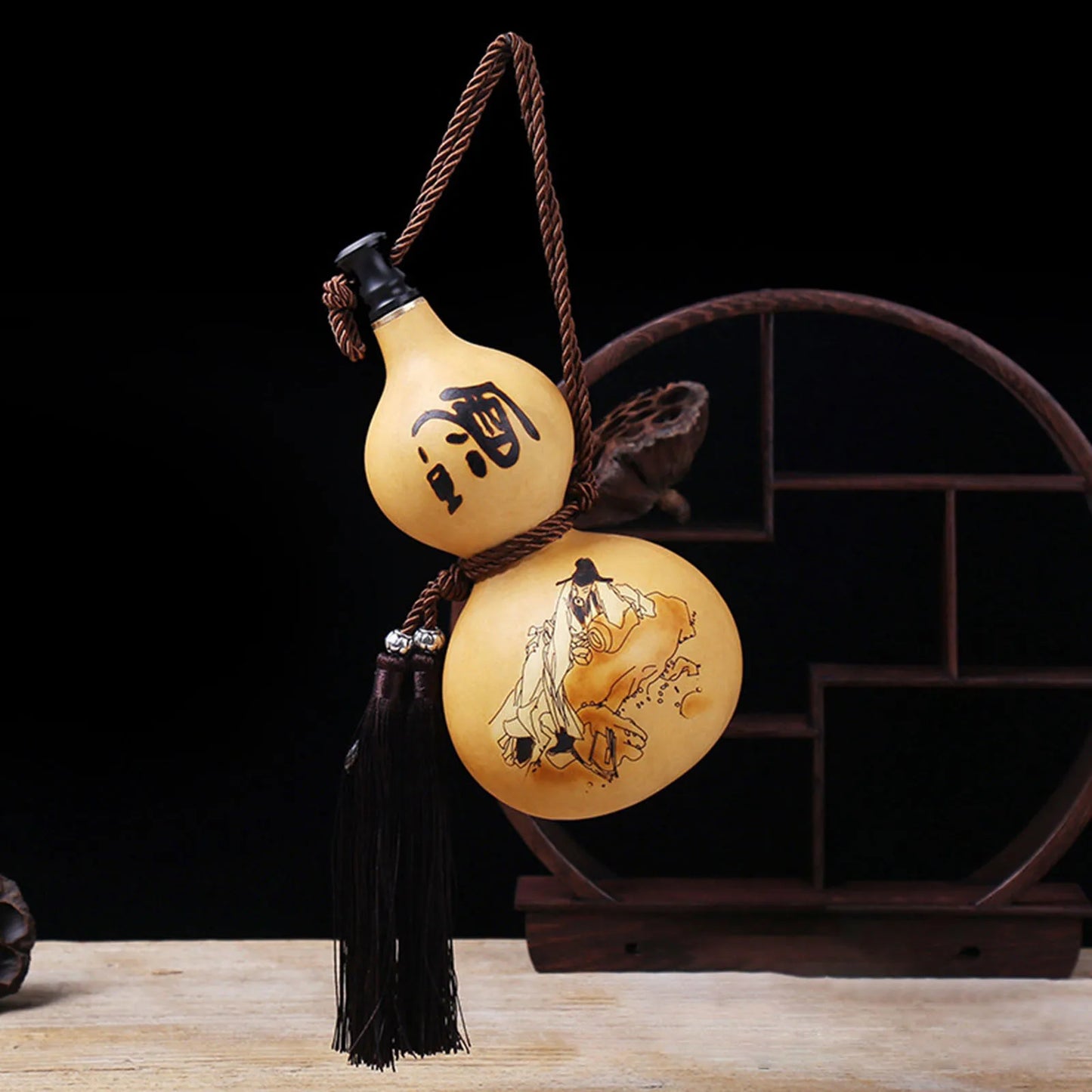 Durable Natural Gourd Bottles | Large Capacity Water Flasks